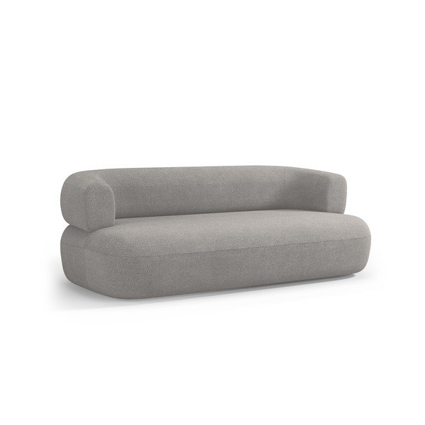 Svijetlo siva sofa od bouclé tkanine 178 cm Jenny – Micadoni -image-1
