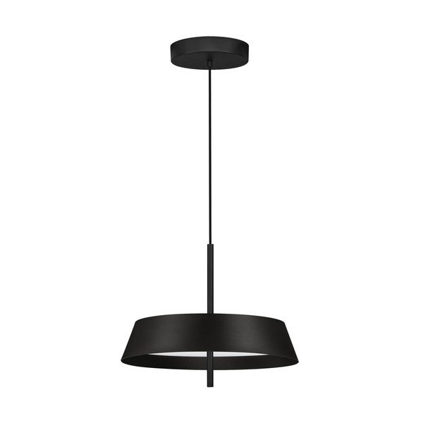 Mat crna LED viseća svjetiljka aluminijska s mogućnosti zatamnjivanja ø 45 cm Velio – Nova Luce