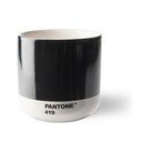 Crna keramička šalica 175 ml Cortado Black 419 – Pantone