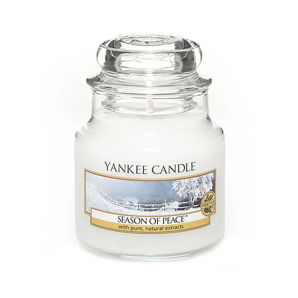 Mirisna svijeća Yankee Candle Zimska Harmonija, vrijeme gorenja 25 - 40 sati