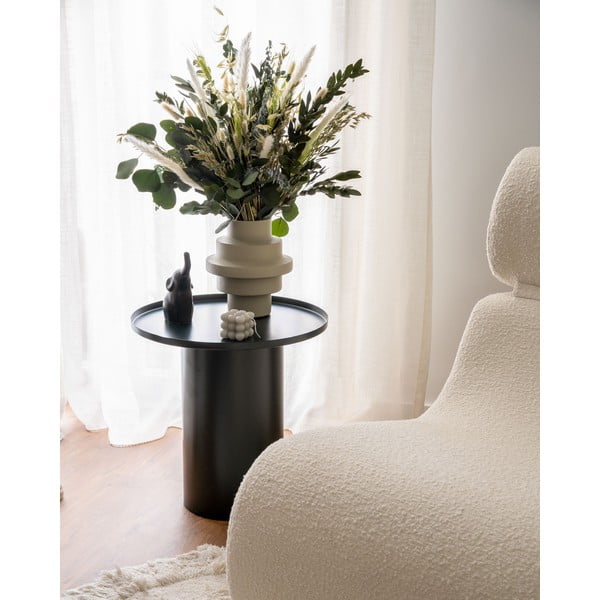 Metalni okrugao pomoćni stol ø 45 cm Fleksa – Kave Home-image-1