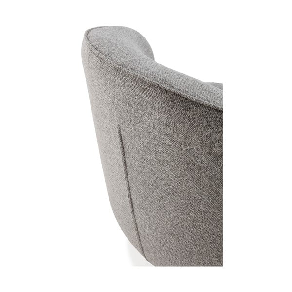 Svijetlo siva okretna fotelja Edna – MOME-image-4