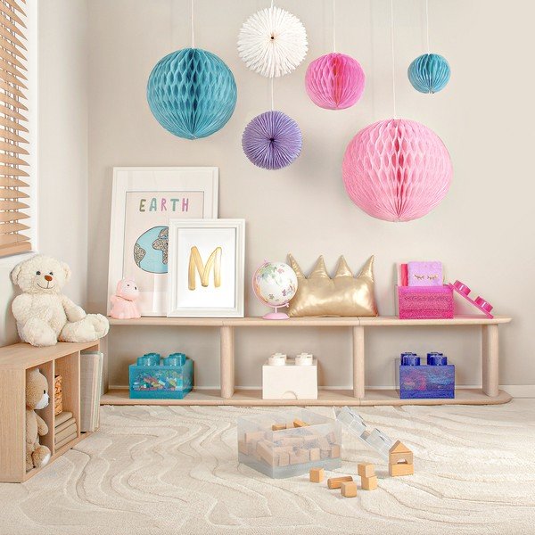 Svijetlo plava plastična dječja kutija za pohranu 25x25x18 cm – LEGO®-image-1