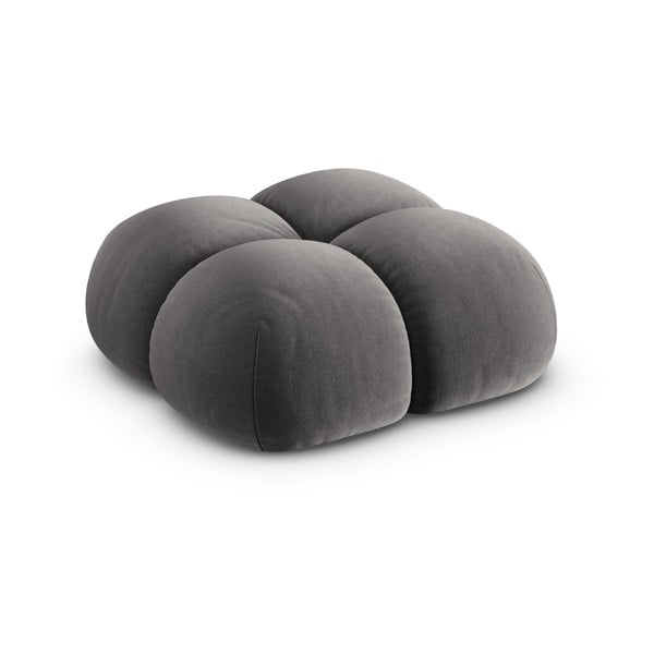 Sivi baršunast tabure Loretto – Cosmopolitan Design-image-2