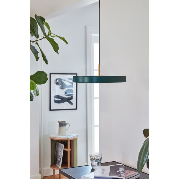 Tamno zelena LED viseća svjetiljka s metalnim sjenilom ø 31 cm Asteria Mini – UMAGE-image-4