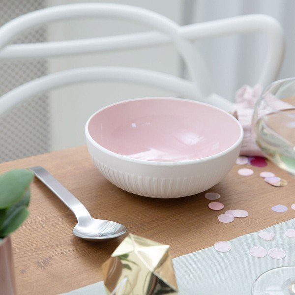 Bijelo-Pink porculanska zdjela Villeroy & Boch cvijet, 850 ml-image-1