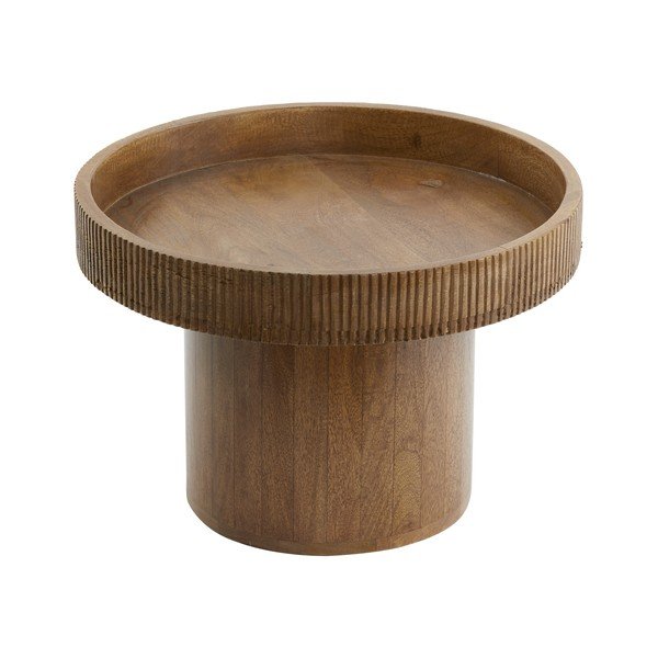 Okrugao pomoćni stol od masivnog manga ø 50 cm Kalomo – Light & Living-image-3