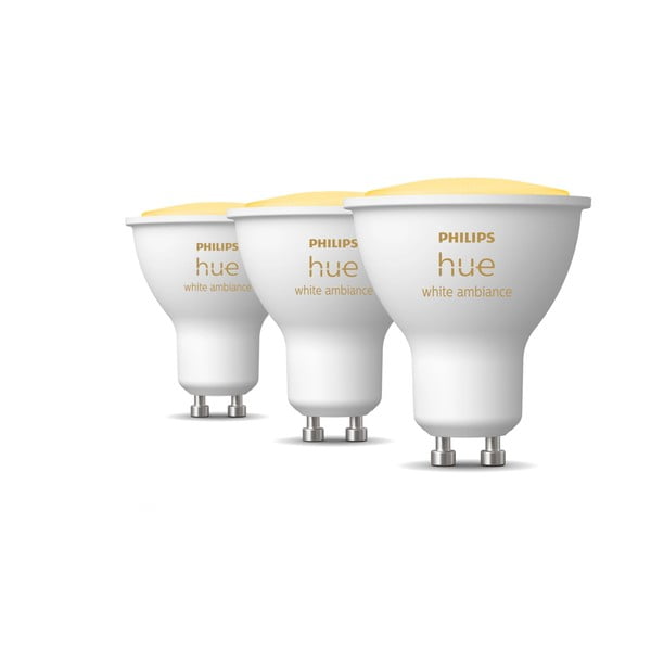LED pametne žarulje u setu 3 kom GU10, 4 W White ambiance – Philips Hue-image-1