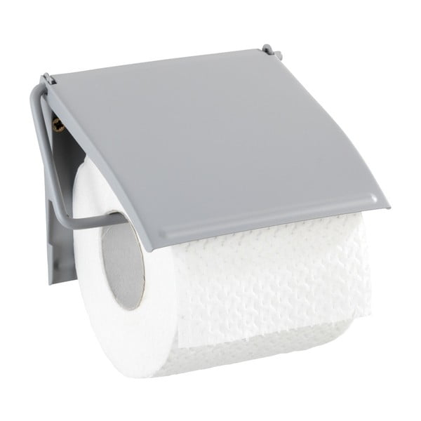 Sivi zidni držač za toaletni papir Wenko Cover