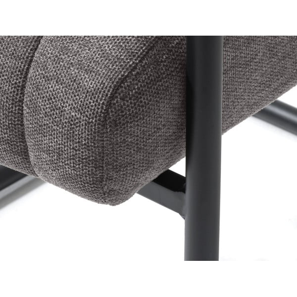 Tamno siva blagovaonska stolica Trout – Unique Furniture-image-4