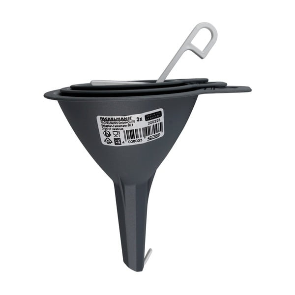 Set od 3 siva lijevka Fackelmann Food & More-image-2