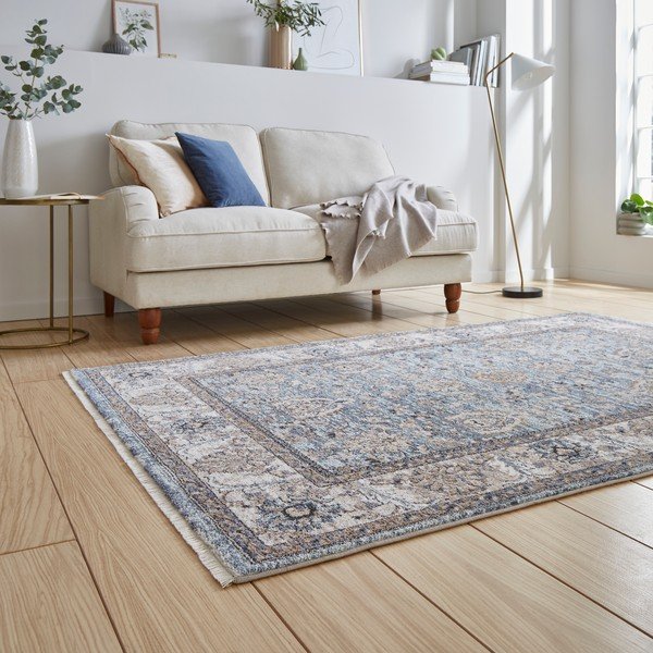 Plava/krem staza 80x300 cm Vintage – Think Rugs-image-2