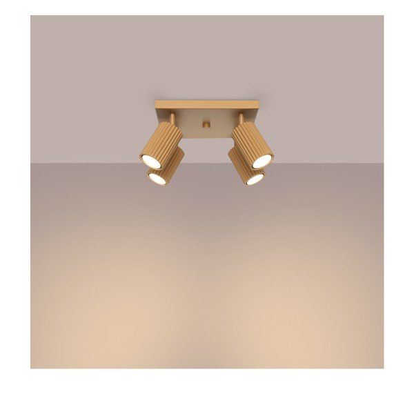 Reflektor u zlatnoj boji 25x25 cm Gleam – Sollux-image-2