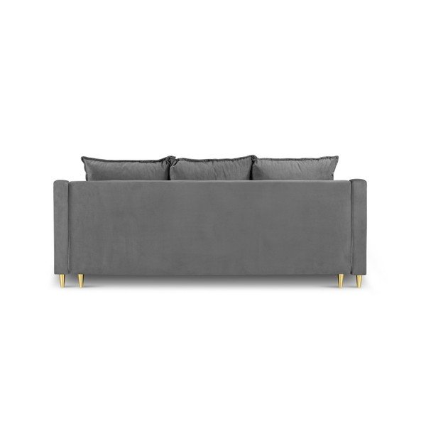 Svijetlo sivi kauč na razvlačenje s prostorom za odlaganje Mazzini Sofas Pansy, 215 cm-image-4