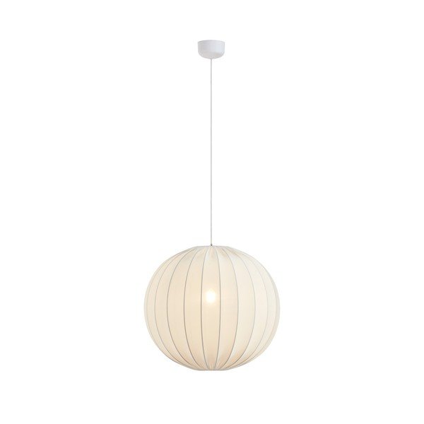 Bijela tekstilna viseća svjetiljka ø60x60 cm Solia – Markslöjd
