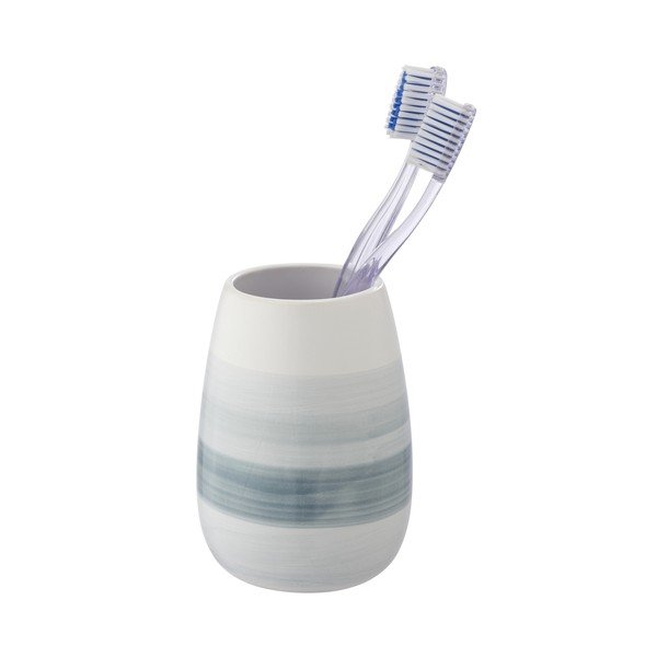 Bijela keramička čaša za četkice za zube Burgio – Wenko-image-2