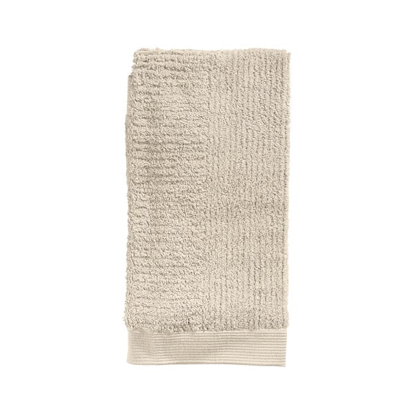 Bež pamučan ručnik od frotira 50x100 cm Classic – Zone-image-1