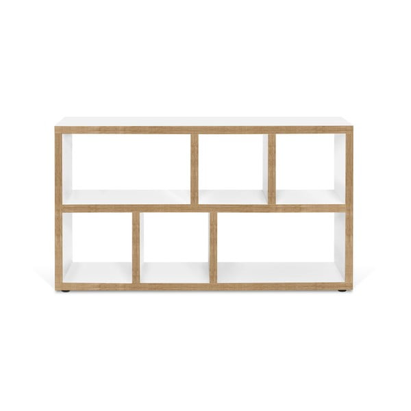 Bijela/u prirodnoj boji biblioteka 150x83 cm Berlin – TemaHome