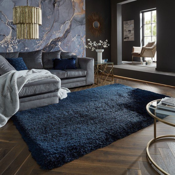 Tamno plavi tepih 200x290 cm – Flair Rugs-image-1