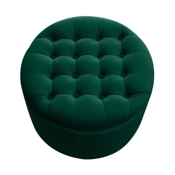 Tamnozeleni puf s prostorom za odlaganje JohnsonStyle Estrid French Velvet, ⌀ 52 cm-image-3