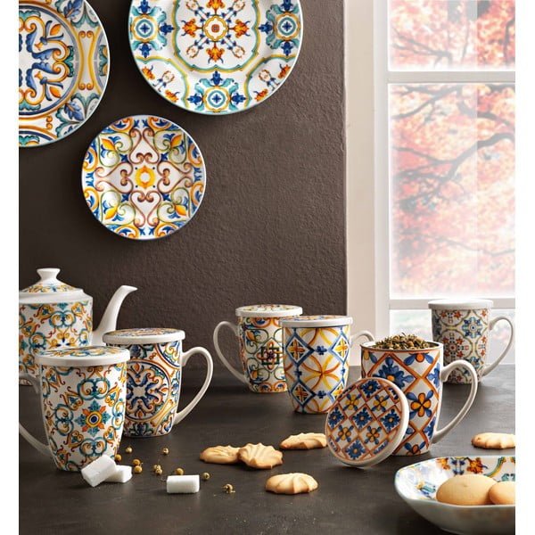 Porculanske šalice u setu 2 kom za espresso Medicea – Brandani-image-1