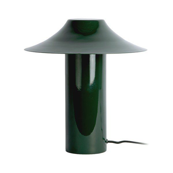 Tamno zelena metalna stolna lampa (visina 32 cm) Catania Trapeze – Leitmotiv