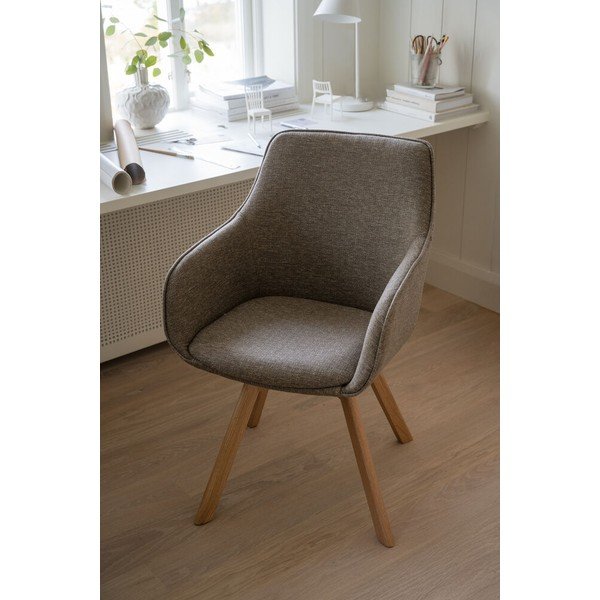 Bež podstavljene blagovaonske stolice u setu 2 kom Alison – Rowico-image-2