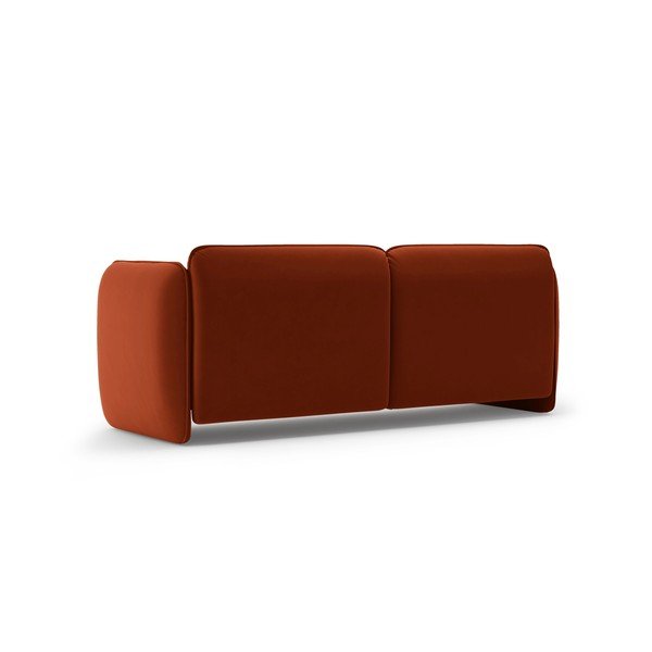 Ciglasta baršunasti sofa 204 cm Georgia – Micadoni -image-3