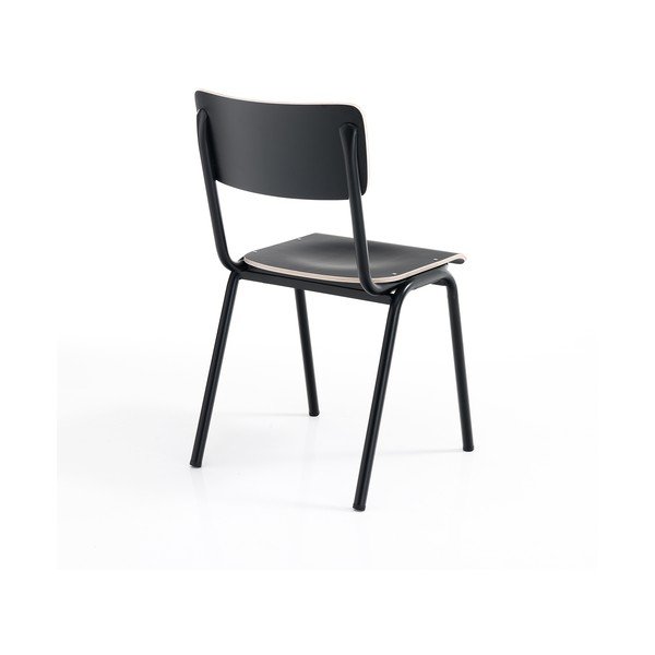 Crne blagovaonske stolice u setu od 2 kom Old School - Tomasucci-image-3