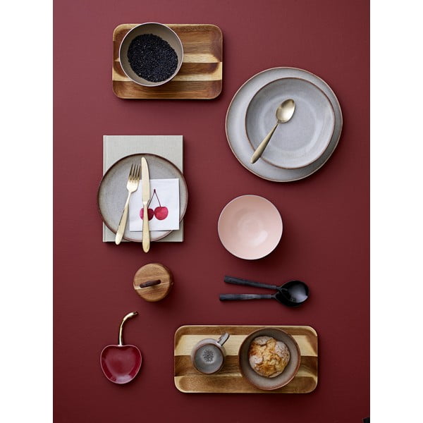 Pribor 4 kom od nehrđajućeg čelika u zlatnoj boji – Bloomingville-image-1