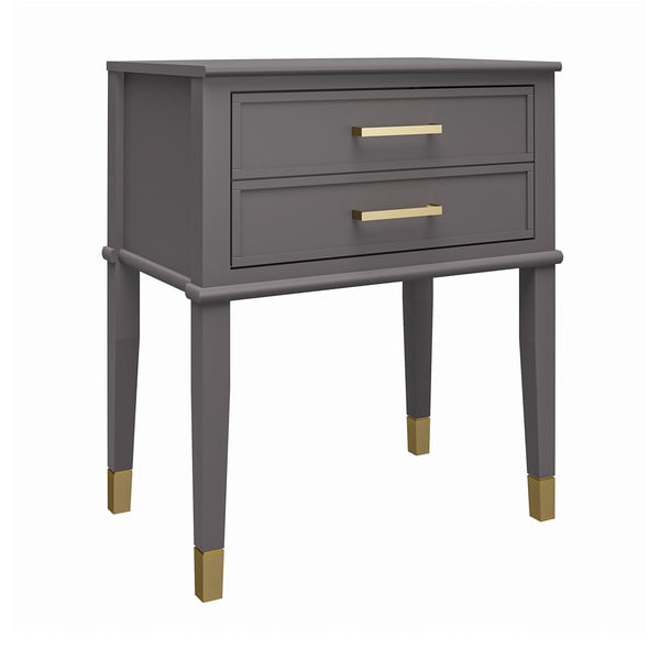 Tamno sivi noćni ormarić Westerleigh – CosmoLiving by Cosmopolitan