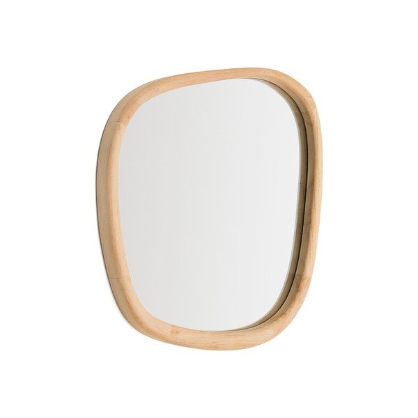 Zidno ogledalo s okvirom od masivnog drveta 45,5x47 cm Alura – Kave Home-image-2