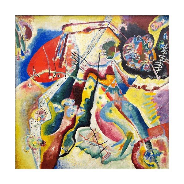 Reprodukcija slike Vasilija Kandinskog, 70 x 70 cm-image-1