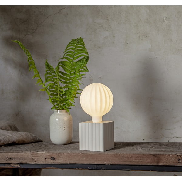 Krem stalak svjetiljke 10 cm Box – Star Trading-image-1