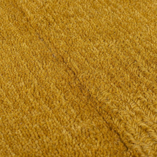 Oker žuti ručno rađen vunen tepih 120x170 cm Demi Check Ombre – Flair Rugs-image-3