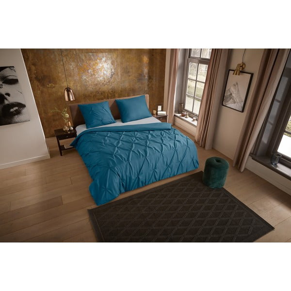 Petrolej zelena posteljina za krevet za jednu osobu/za produženi krevet od mikrovlakana 140x220 cm Pure Elegance – Good Morning-image-3