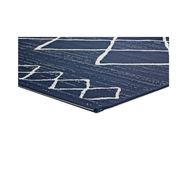 Tamnoplavi vanjski tepih Universal Elba, 80 x 150 cm-image-1
