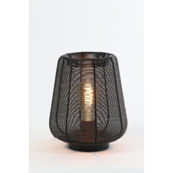 Crna stolna lampa (visina 26 cm) Adeta - Light & Living-image-2
