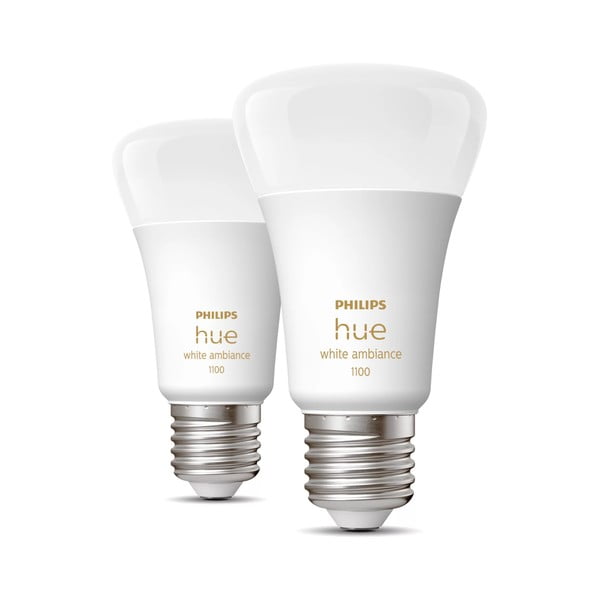 LED pametne žarulje u setu 2 kom E27, 11 W White ambiance – Philips Hue