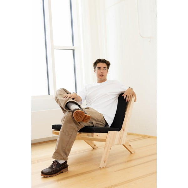 Tamno siva fotelja Sway – Karup Design-image-1