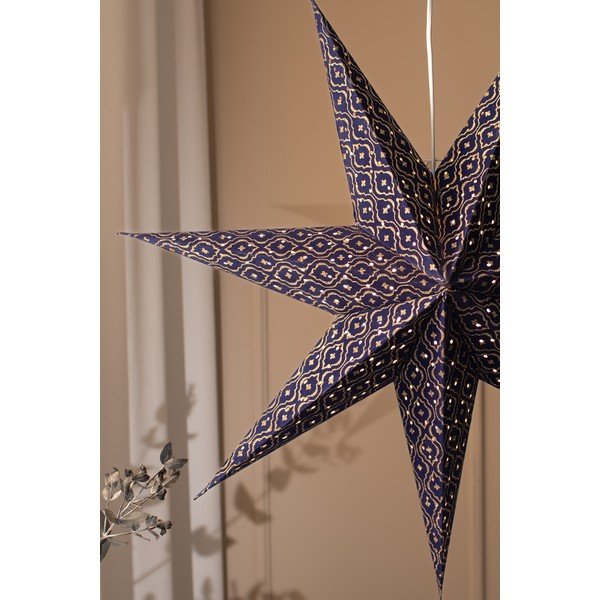 Tamno plavi viseći božićni svjetlosni ukras Baroque – Markslöjd-image-2