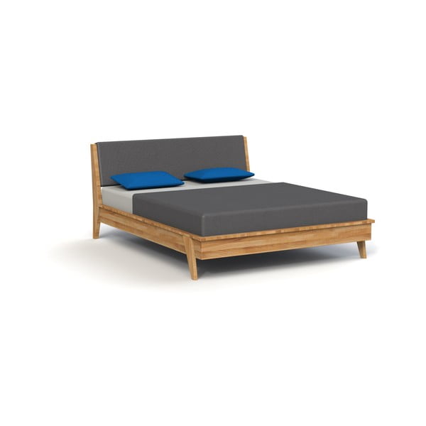 Bračni krevet od hrastovog drveta 160x200 cm Retro 1 - The Beds