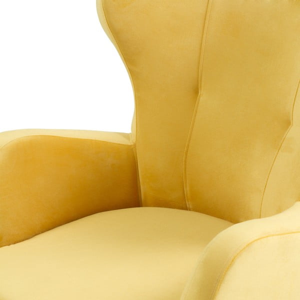 Žuta fotelja Balcab Home Jane-image-2