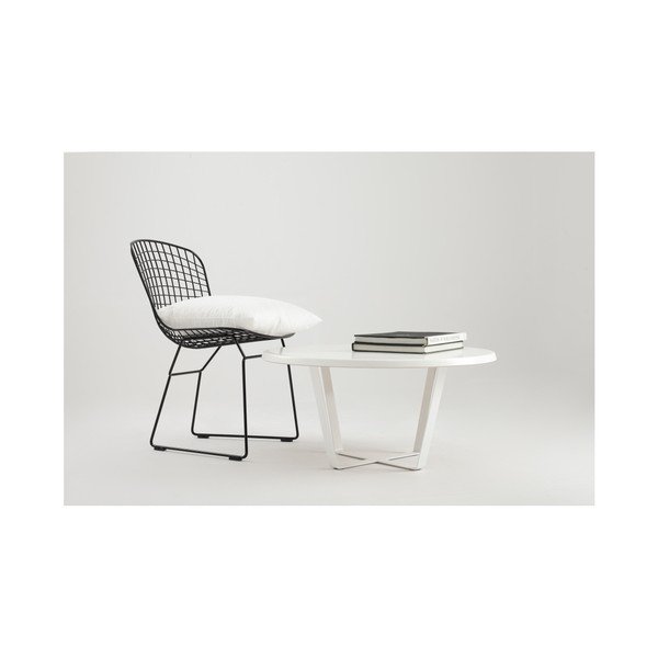 Bijeli stolić za kavu Custom Form Mapple, promjer 80 cm-image-3