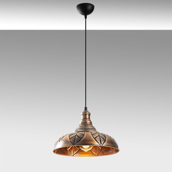 Viseća svjetiljka u brončanoj boji s metalnim sjenilom ø 31 cm Chandelier – Opviq lights-image-1