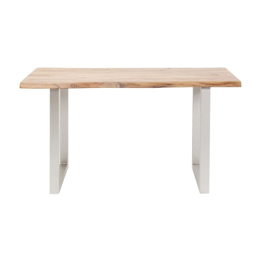 Blagovaonski stol od bagremovog drveta Kare Design Pure, 140 x 80 cm
