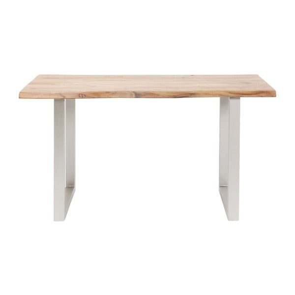 Blagovaonski stol od bagremovog drveta Kare Design Pure, 140 x 80 cm