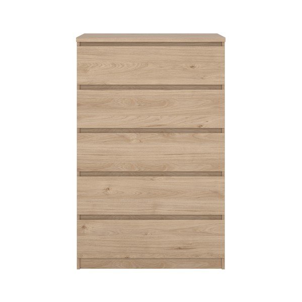 Komoda u dekoru hrasta u prirodnoj boji 77x121x50 cm Naia – Tvilum-image-2