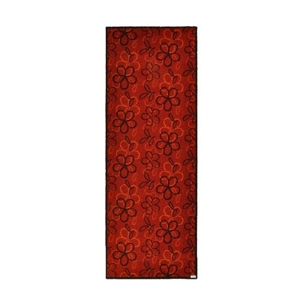 Mat Zala Living Floral Red, 67 x 180 cm
