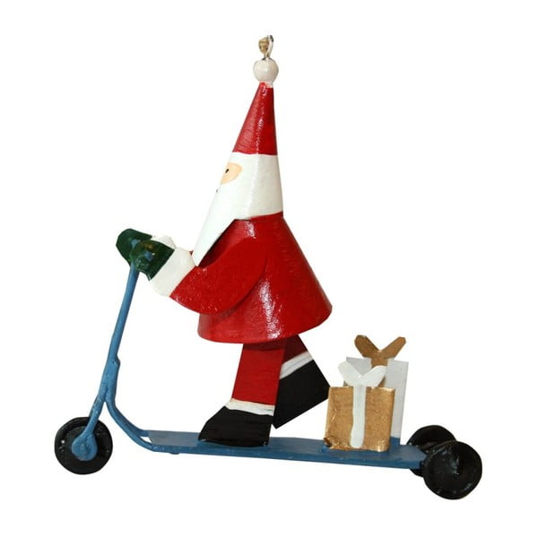 Božićni viseći ukras G-Bork Santa on Scooter